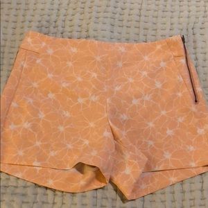 Peach & Floral High Waisted Shorts